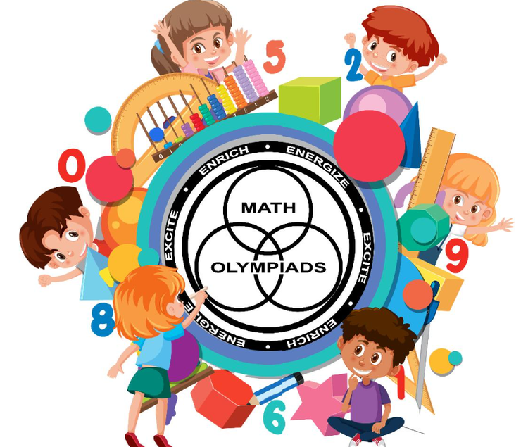 Students standing around in a circle with stationary in between